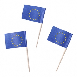 Unia Europejska Wykałaczki Flagi do Koreczków 10 sztuk